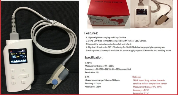 Pulse Oximeter Hand Operated